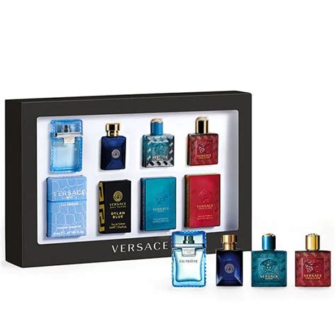 versace 5 piece gift set|Versace 4 piece gift set.